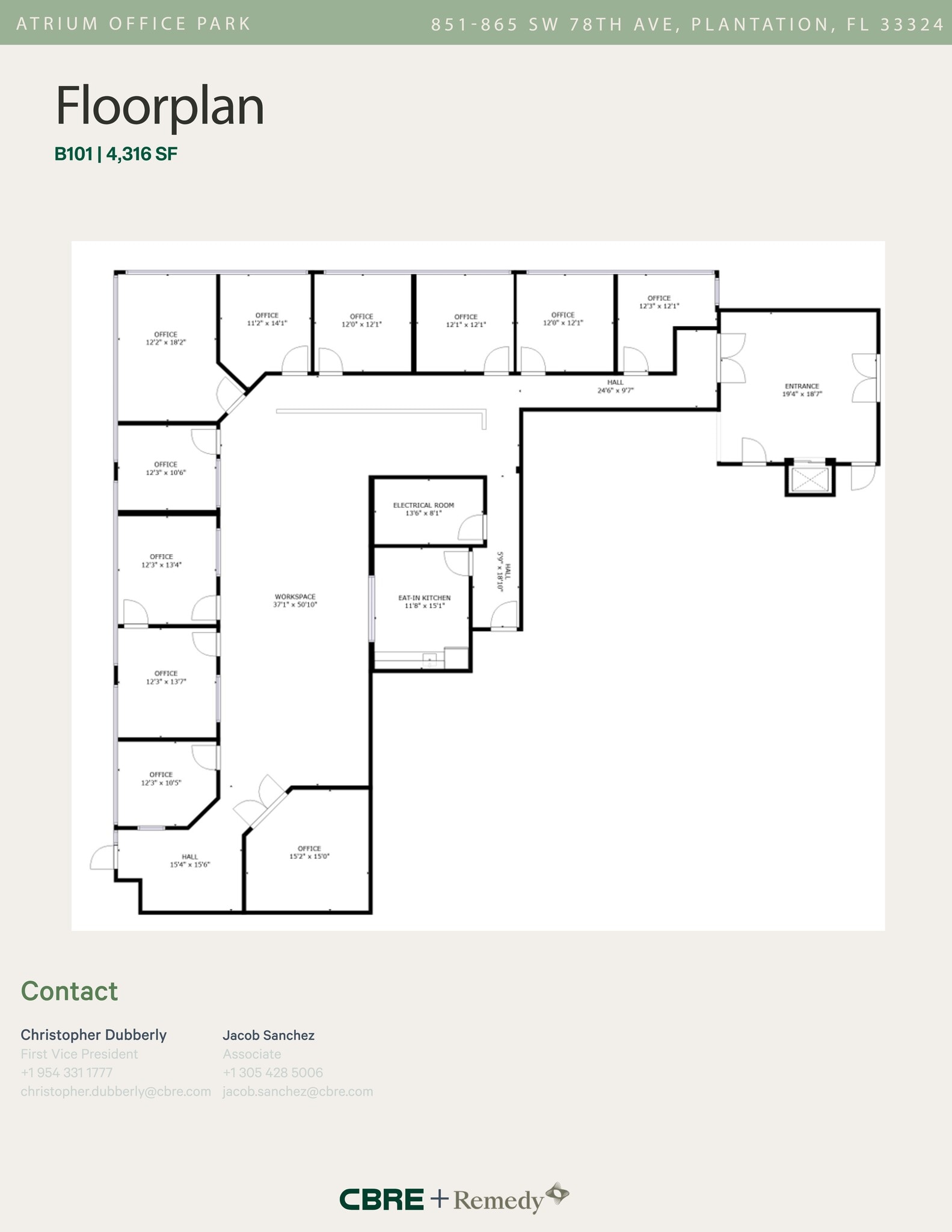 865 SW 78th Ave, Plantation, FL for lease Site Plan- Image 1 of 1
