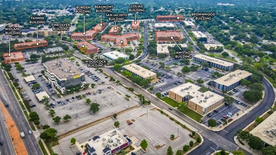 4241 Woodcock Dr, San Antonio, TX - AERIAL  map view