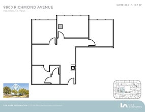 9800 Richmond Ave, Houston, TX for lease Floor Plan- Image 1 of 2