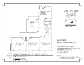 3150 Livernois Rd, Troy, MI for lease Floor Plan- Image 1 of 2