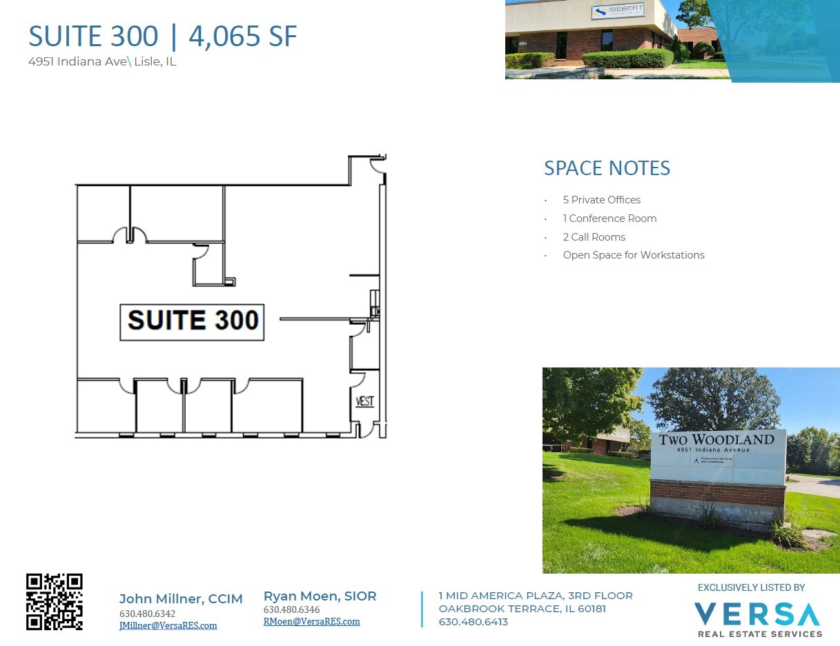 4951 Indiana Ave, Lisle, IL for lease Floor Plan- Image 1 of 1