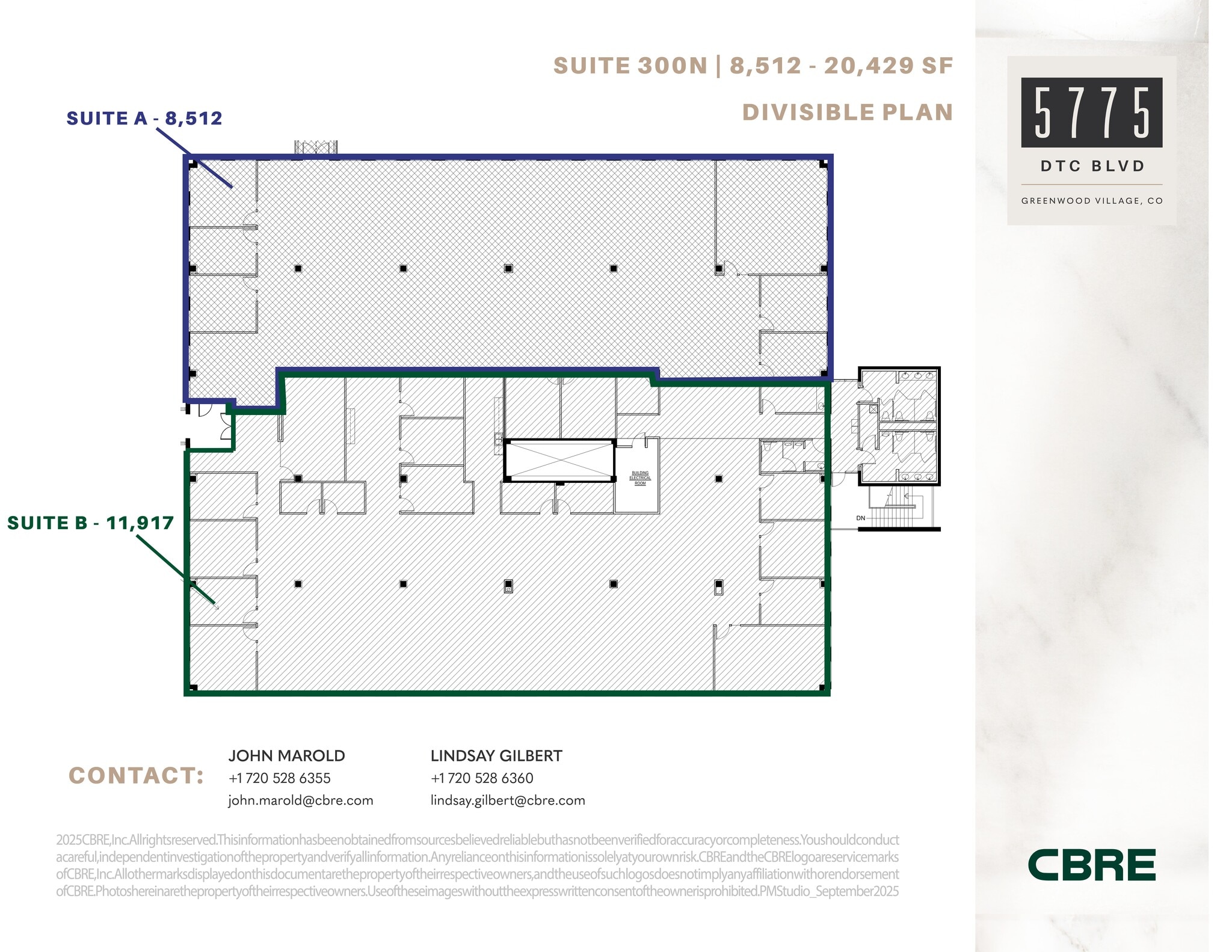 5775 DTC Blvd, Greenwood Village, CO for lease Site Plan- Image 1 of 2