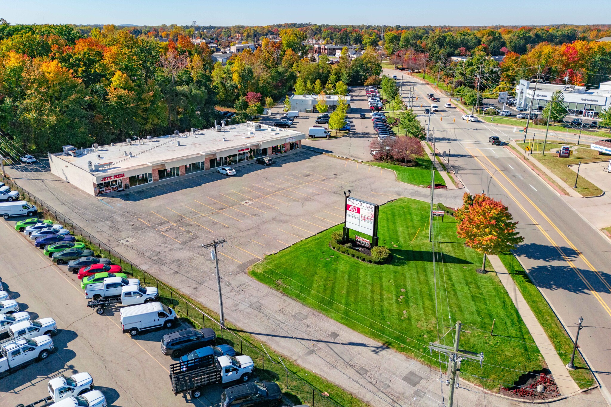 1110-1126 N Pontiac Trail, Walled Lake, MI for lease Building Photo- Image 1 of 11