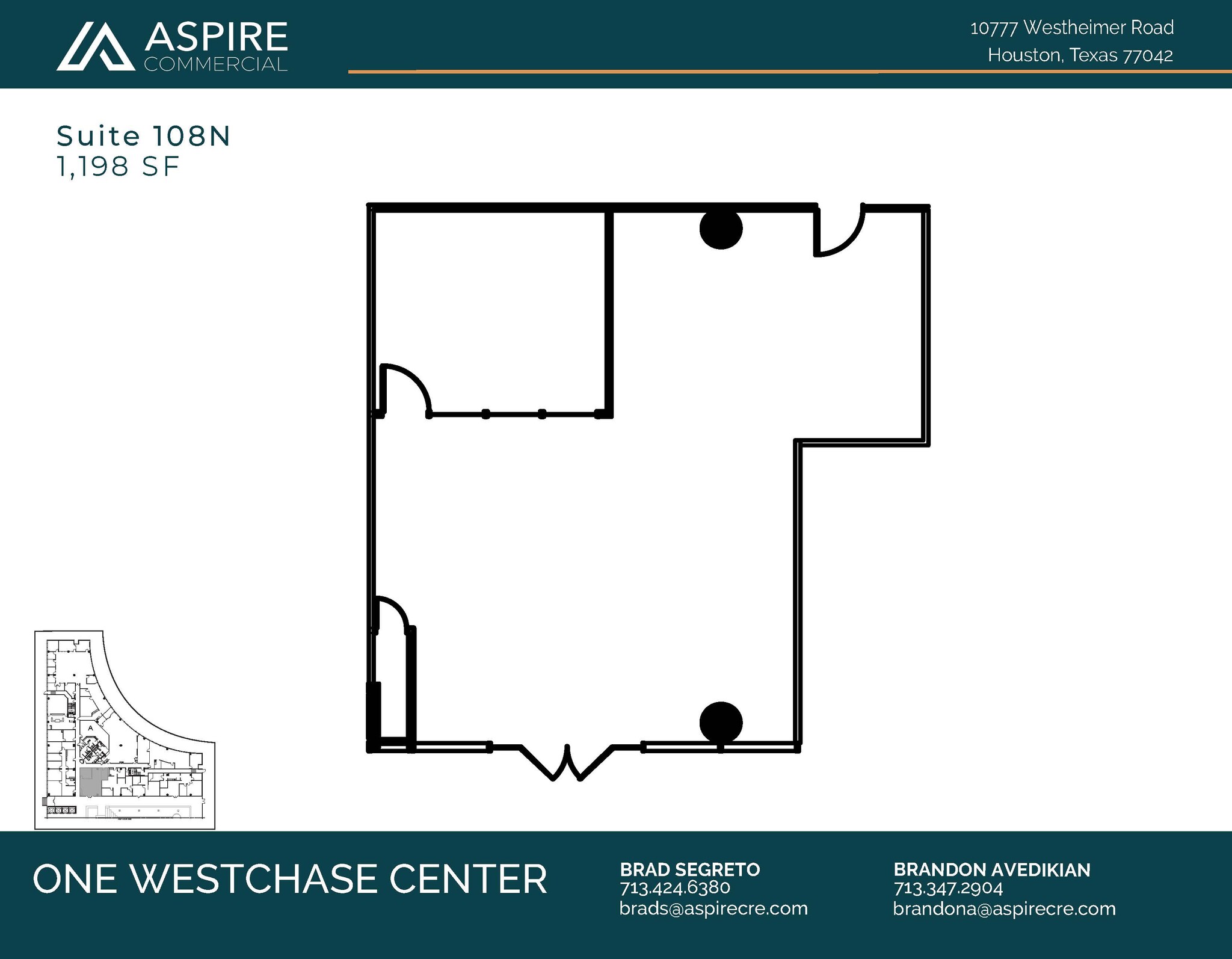 10777 Westheimer Rd, Houston, TX for lease Floor Plan- Image 1 of 1