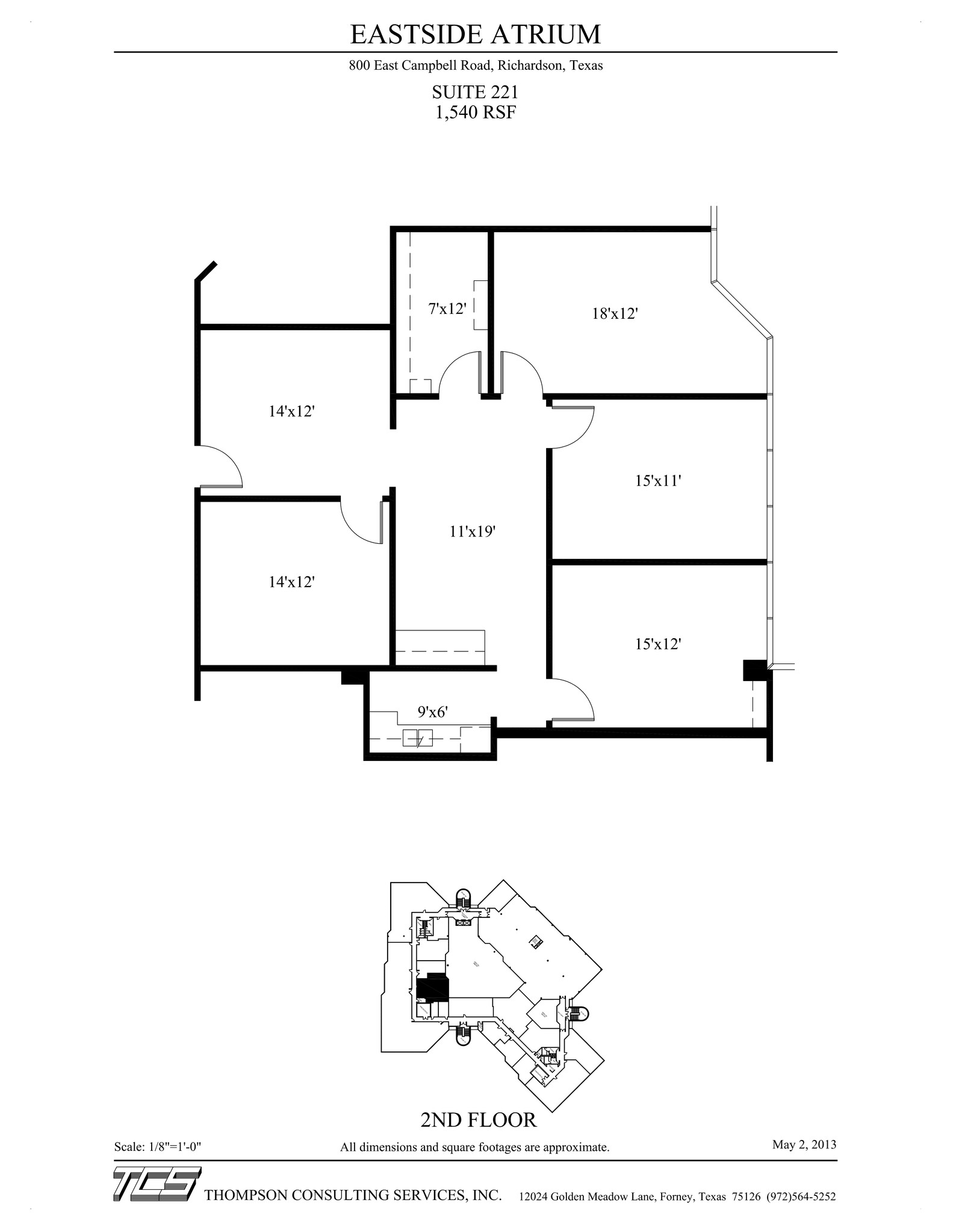 800 E Campbell Rd, Richardson, TX for lease Site Plan- Image 1 of 1