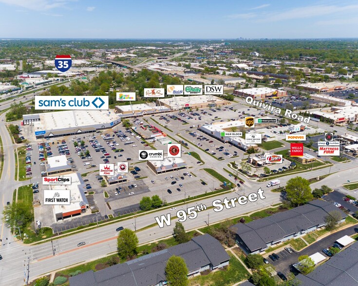 12200 W 95th St, Lenexa, KS for lease - Aerial - Image 1 of 6