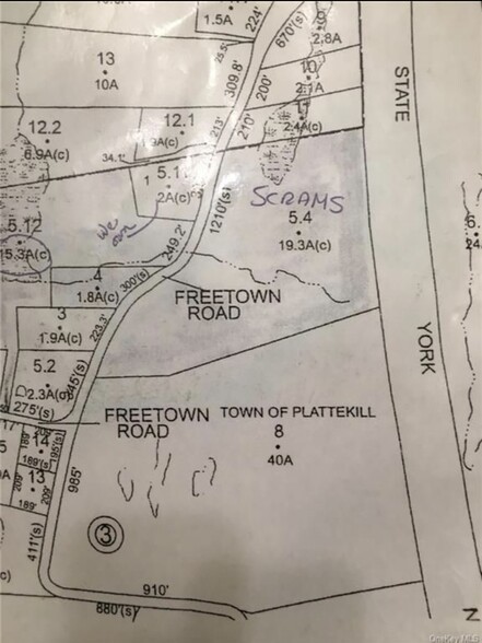 90 Freetown Rd, Plattekill, NY for sale - Plat Map - Image 3 of 4