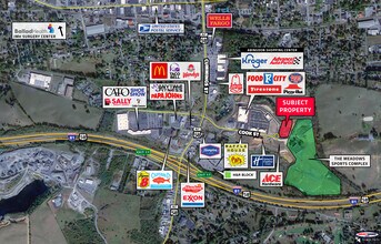 Cook St, Abingdon, VA - AERIAL  map view