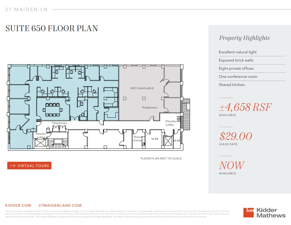 27 Maiden Ln, San Francisco, CA for lease Floor Plan- Image 1 of 1