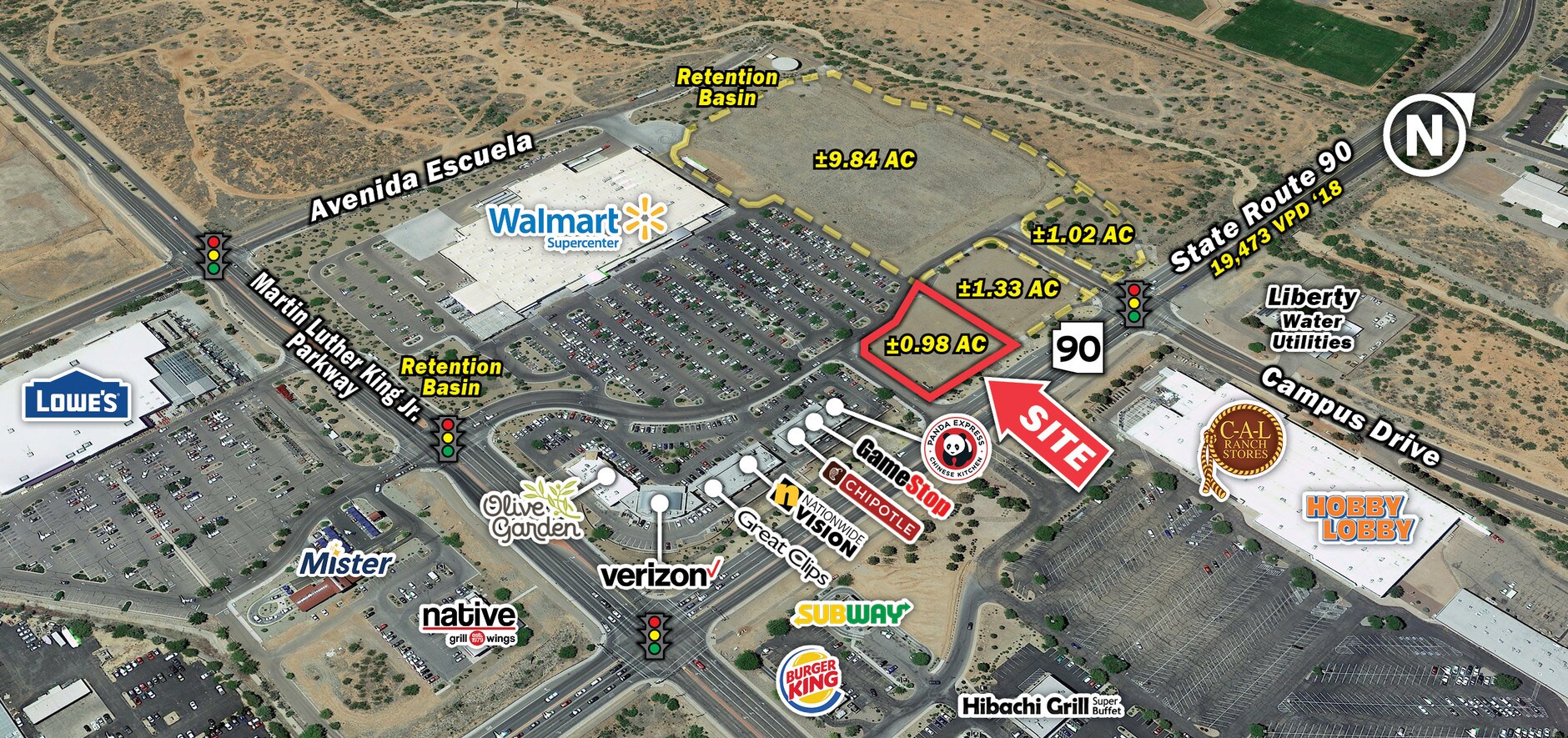 Martin Luther King Jr. Pkwy & State Route 90, Sierra Vista, AZ 85635