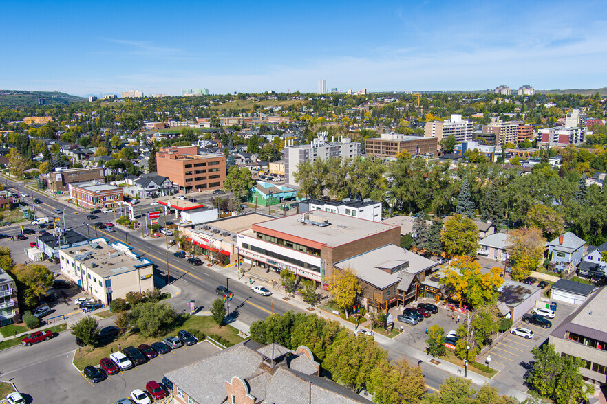 1422 Kensington Rd NW, Calgary, AB for lease - Aerial - Image 3 of 6