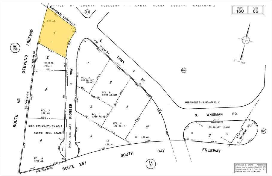 300 Pioneer Way, Mountain View, CA for sale - Plat Map - Image 2 of 6