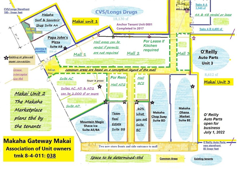 84-1170 Farrington Hwy, Waianae, HI for lease - Floor Plan - Image 3 of 7