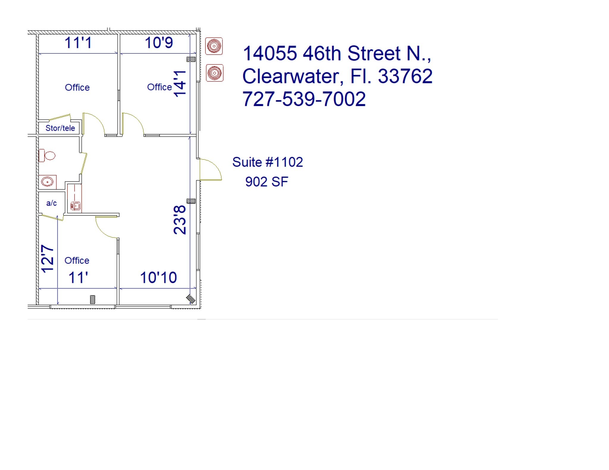 4500 140th Ave N, Clearwater, FL for lease Site Plan- Image 1 of 1