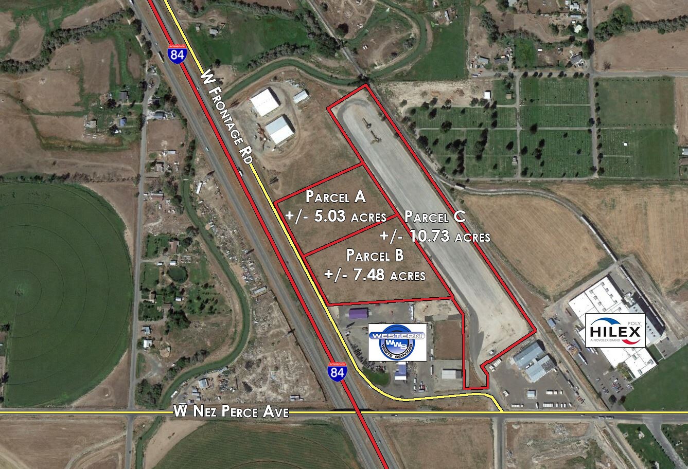 W Frontage Rd, Jerome, ID for sale Aerial- Image 1 of 1