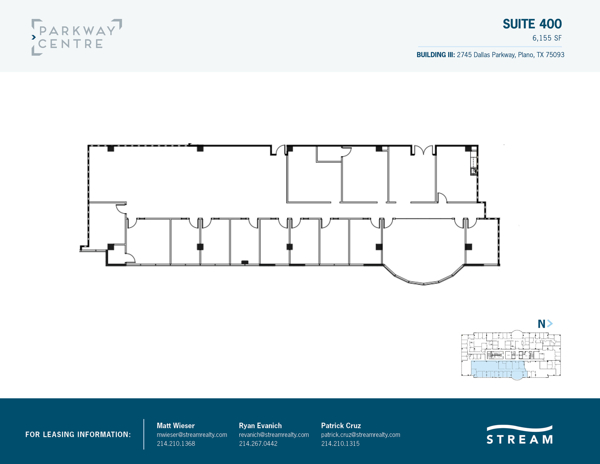 2745 Dallas Pky, Plano, TX for lease Floor Plan- Image 1 of 2