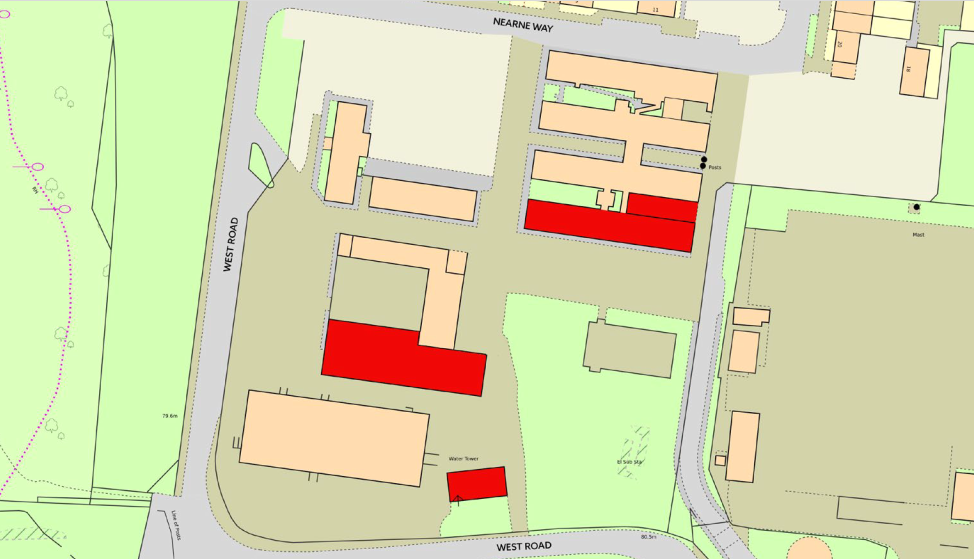 Buildings at Burgoyne Barracks portfolio of 3 properties for sale on LoopNet.com - Site Plan - Image 1 of 4