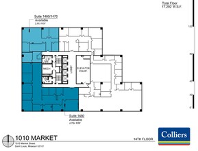 1010 Market St, Saint Louis, MO for lease Floor Plan- Image 1 of 1