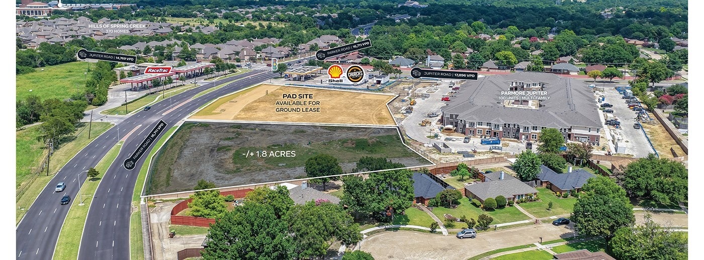 SWC E Parker Rd & Jupiter Rd, Plano, TX for sale Building Photo- Image 1 of 3