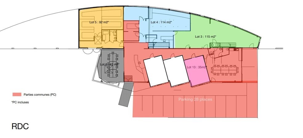 Office in Lormont for lease - Floor Plan - Image 2 of 3