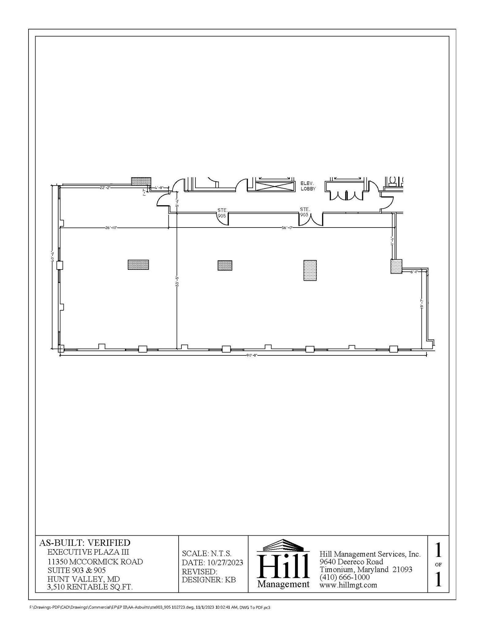 11350 McCormick Rd, Hunt Valley, MD for lease Floor Plan- Image 1 of 1