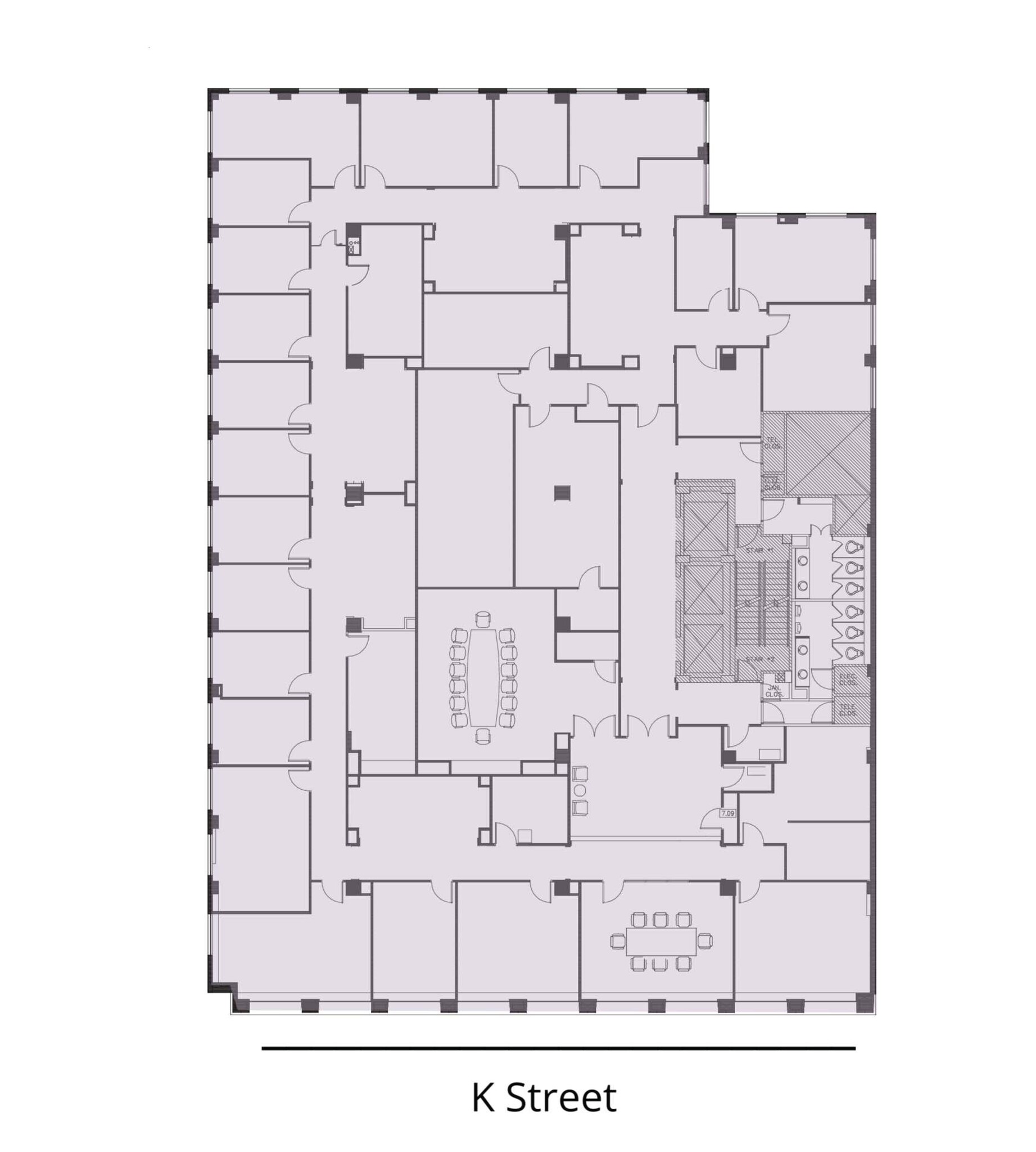 1750 K St NW, Washington, DC for lease Floor Plan- Image 1 of 1