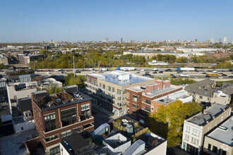 2157-2159 N Damen Ave, Chicago, IL - aerial  map view