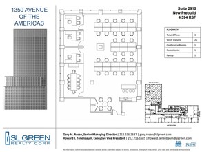 1350 Avenue of the Americas, New York, NY for lease Floor Plan- Image 1 of 1