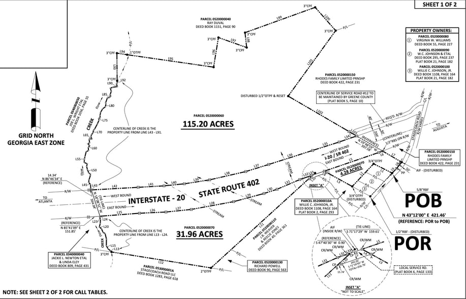 Old Stage Coach Rd, Greensboro, GA for sale - Site Plan - Image 2 of 3