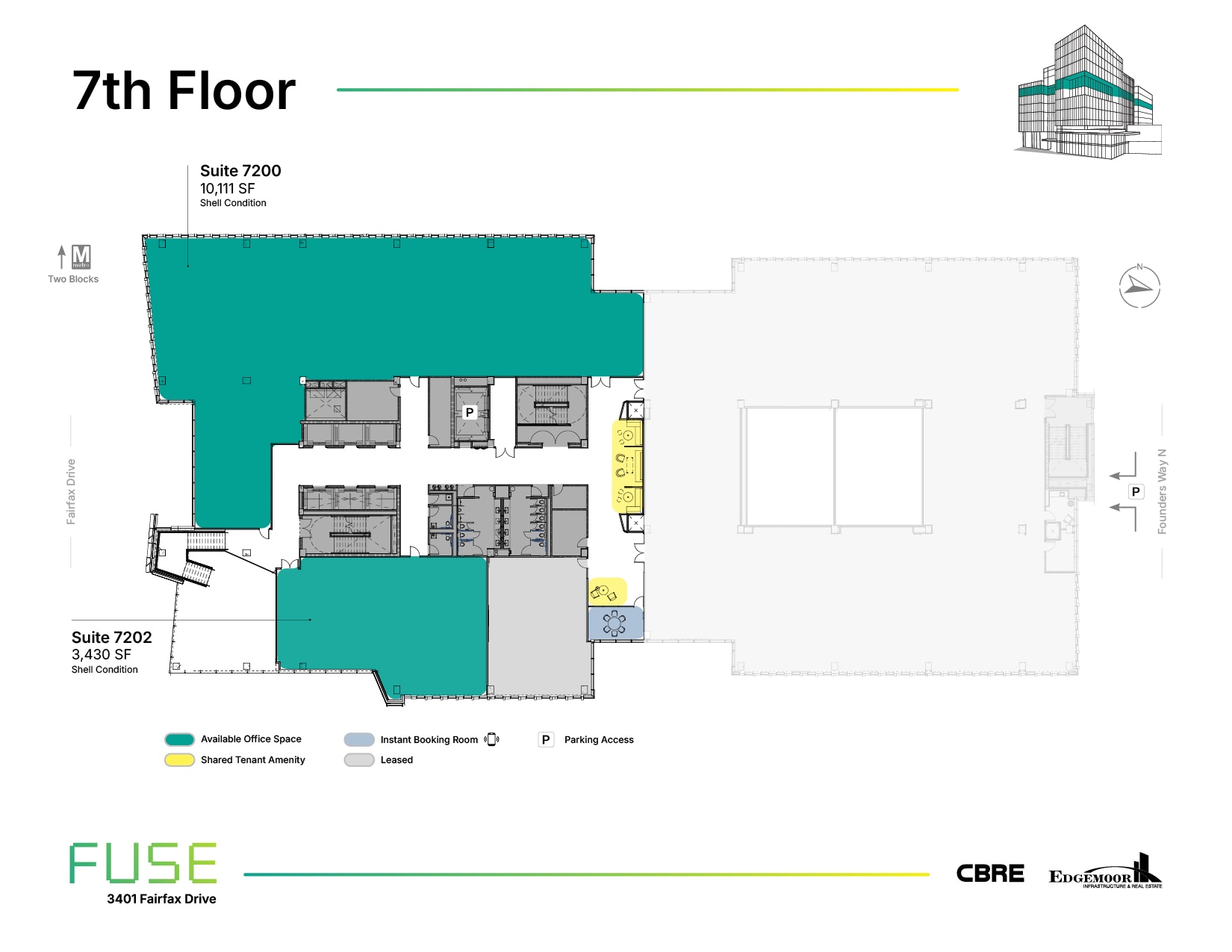 3401 Fairfax Dr, Arlington, VA for lease Floor Plan- Image 1 of 1