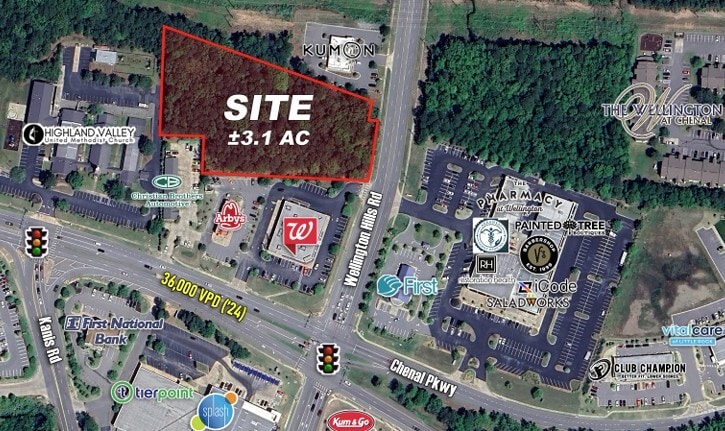 3.1 AC North of Chenal Pkwy, Little Rock, AR for sale Primary Photo- Image 1 of 2