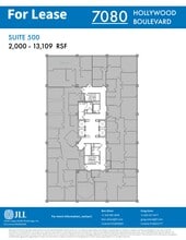 7080 Hollywood Blvd, Los Angeles, CA for lease Site Plan- Image 1 of 1