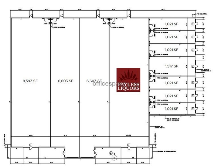 4717 W 30th St, Indianapolis, IN for lease - Floor Plan - Image 2 of 4