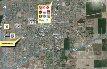 155 S 19th Ave, Lemoore, CA - aerial  map view