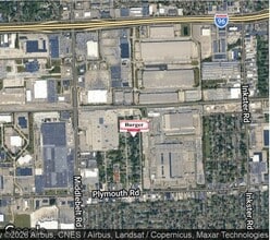 12447 Hartel St, Livonia, MI - Aerial map view