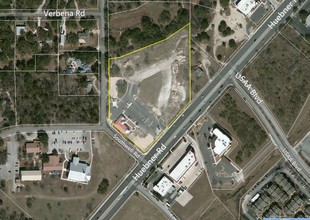 9819 Huebner Rd, San Antonio, TX - aerial  map view