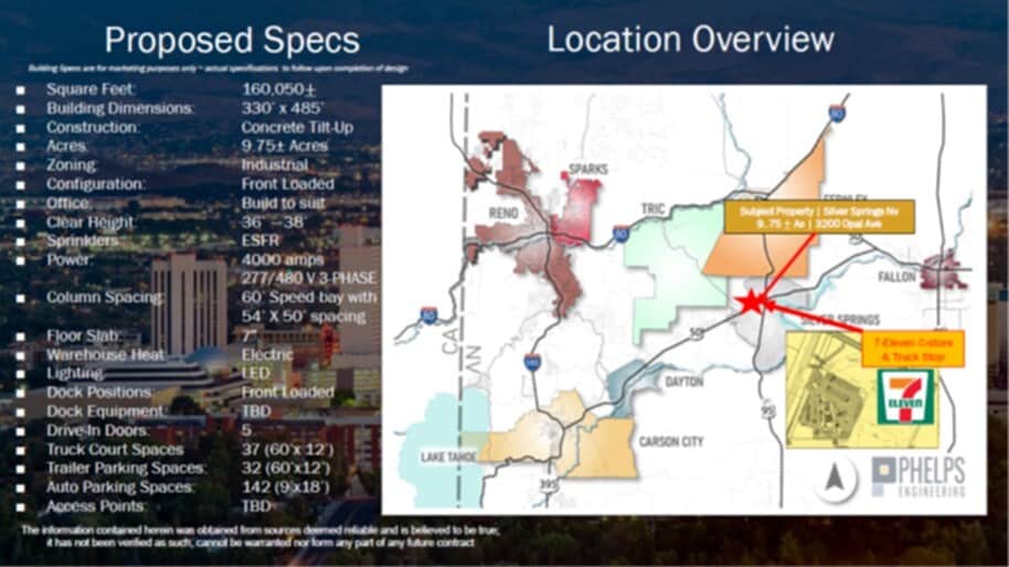3200 Opal Avenue Ave, Silver Springs, NV for lease - Building Photo - Image 2 of 9