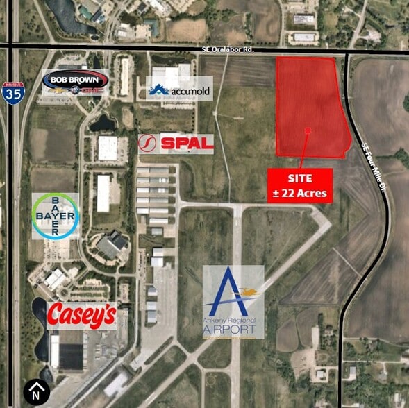 Ankeny Airport Industrial, Ankeny, IA for sale - Aerial - Image 2 of 2