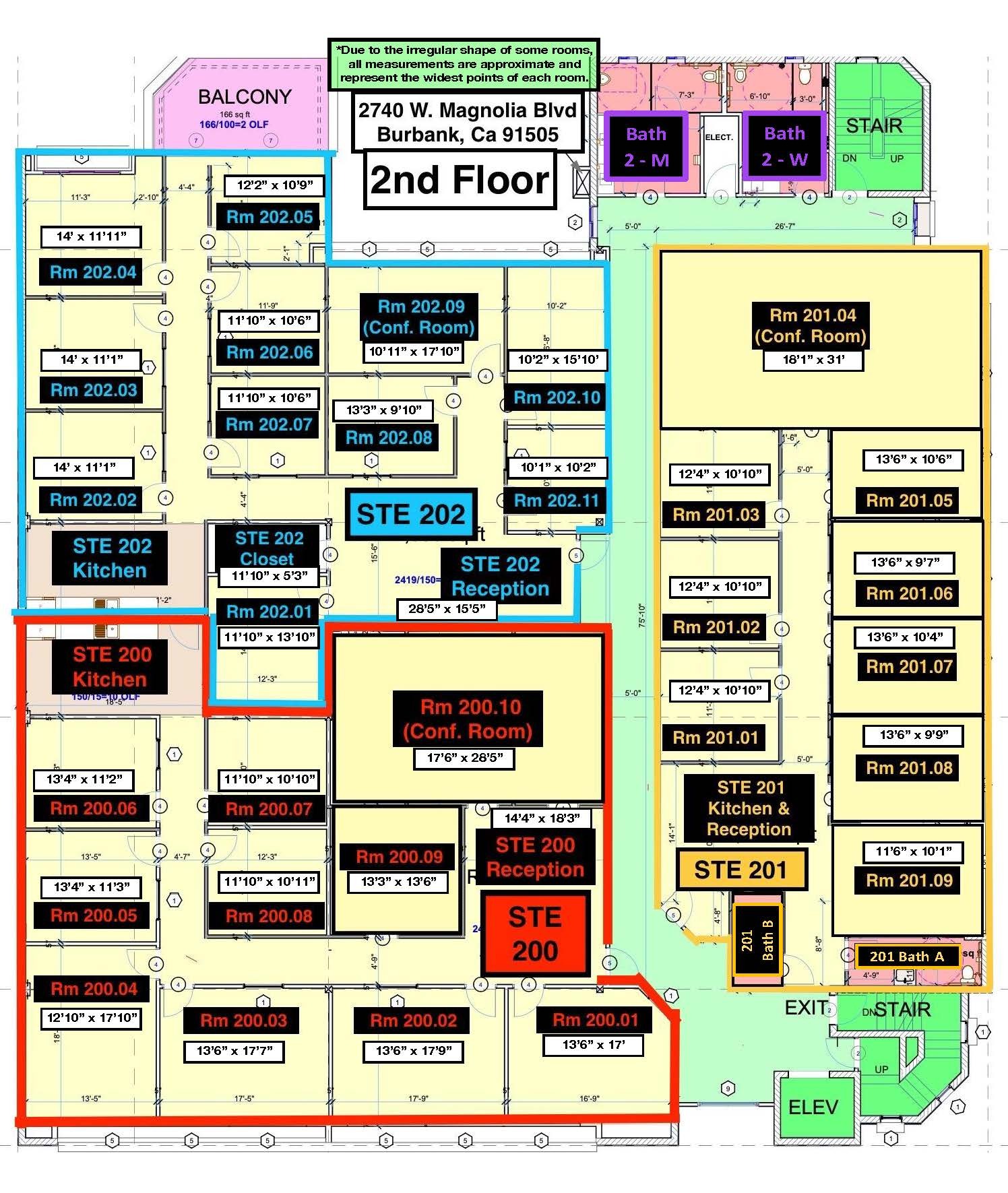 2740 W Magnolia Blvd, Burbank, CA for lease Floor Plan- Image 1 of 1