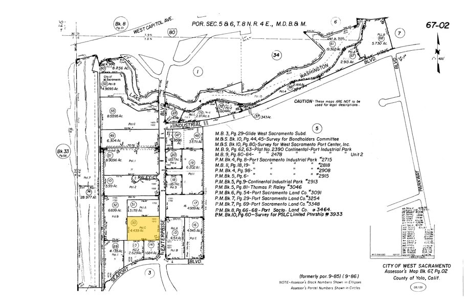 1800-1810 Enterprise Blvd, West Sacramento, CA for lease - Plat Map - Image 3 of 13