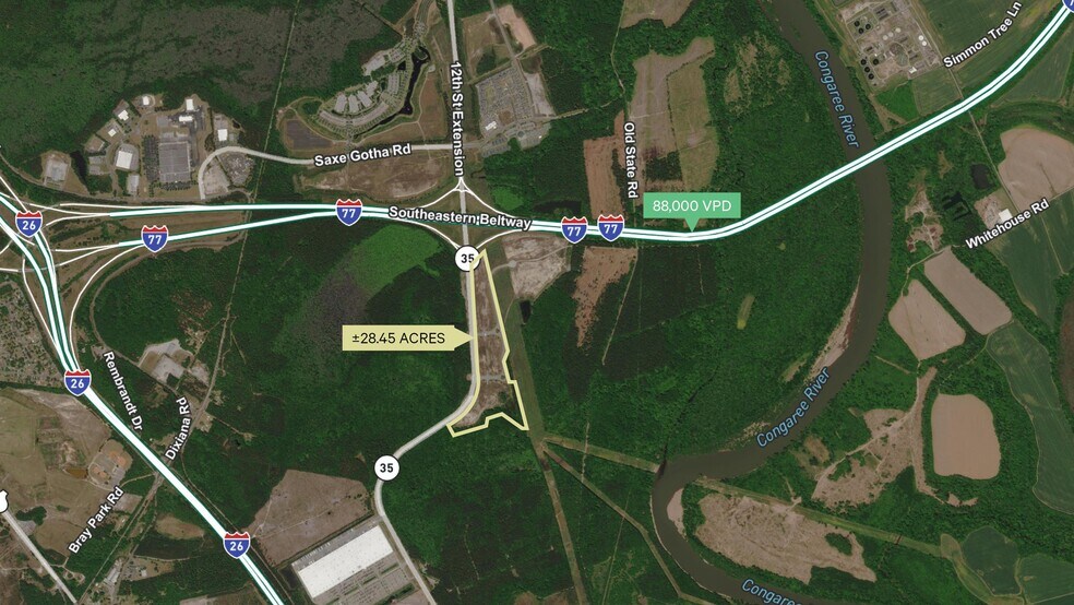 Steamboat Run, Cayce, SC for lease - Aerial - Image 1 of 1