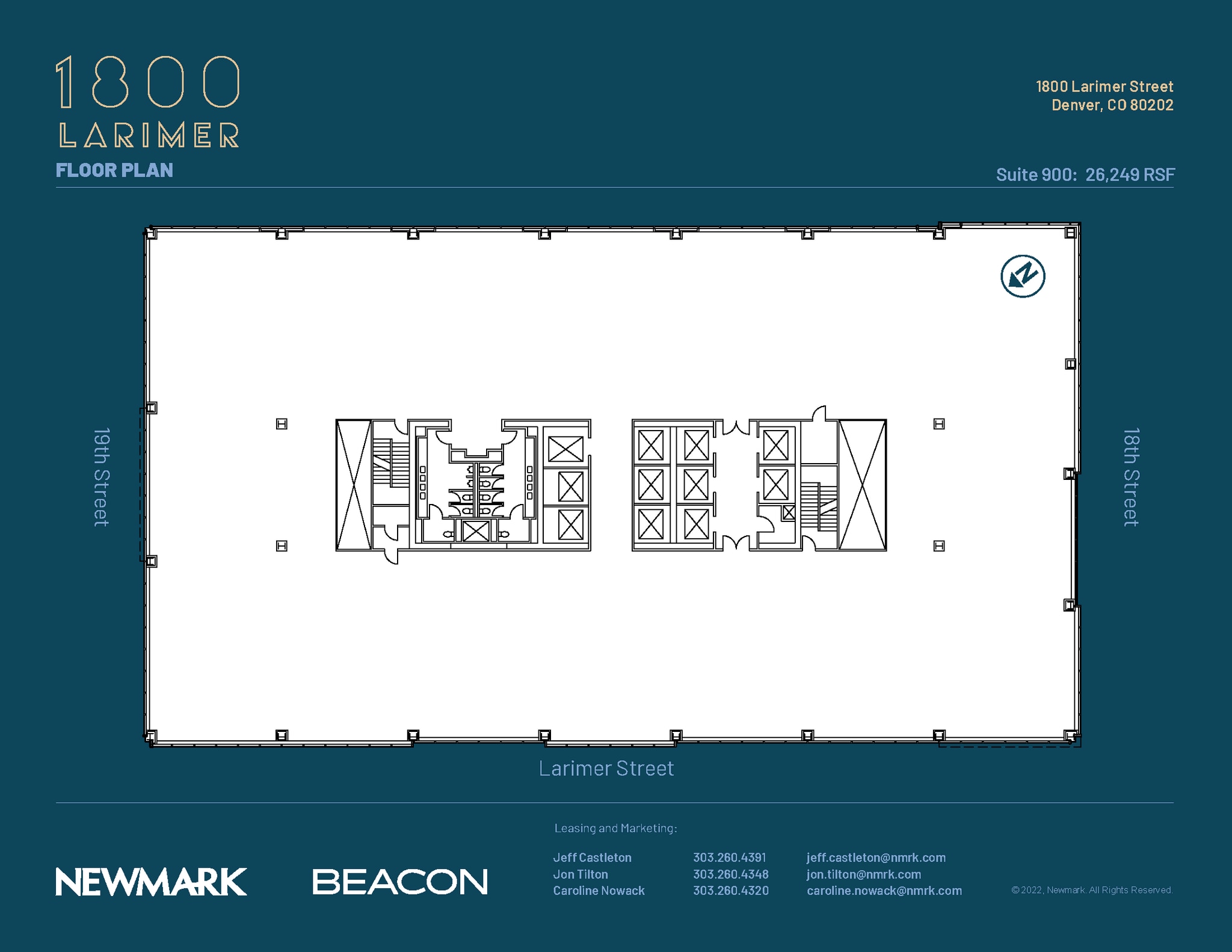 1800 Larimer St, Denver, CO for lease Floor Plan- Image 1 of 1
