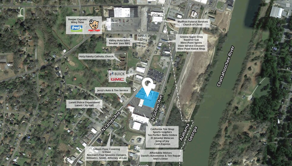 421 N Gilmer Ave, Lanett, AL for sale - Aerial - Image 1 of 1