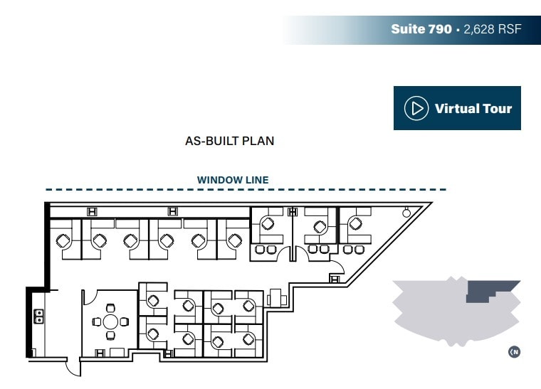 8880 Rio San Diego Dr, San Diego, CA for lease Floor Plan- Image 1 of 2