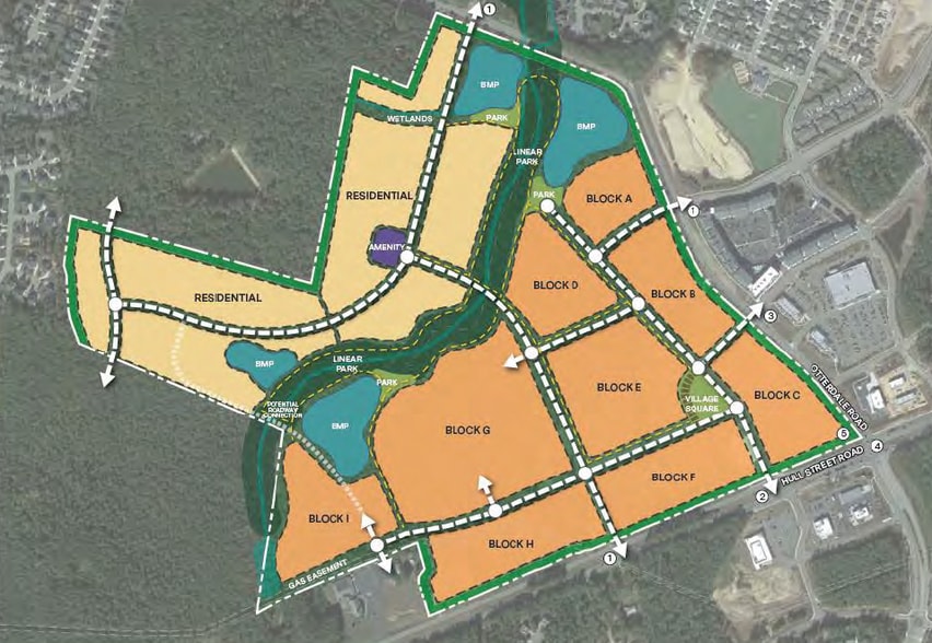 Hull St & Otterdale Rd, Chesterfield, VA for lease - Site Plan - Image 2 of 4