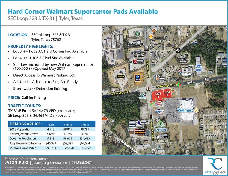 State Hwy 31 E & S SE Loop 323, Tyler, TX 75702 Walmart East