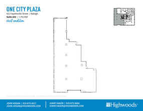 421 Fayetteville St, Raleigh, NC for lease Floor Plan- Image 2 of 3