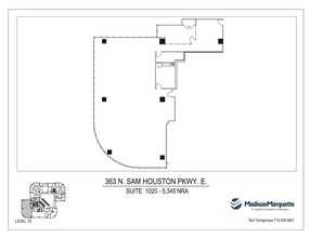 363 N Sam Houston Pky E, Houston, TX for lease Floor Plan- Image 1 of 1