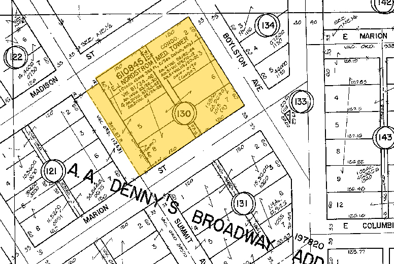 1229 Madison St, Seattle, WA for sale - Plat Map - Image 2 of 18