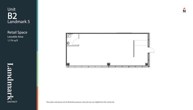 1700 Dickson Av, Kelowna, BC for lease Floor Plan- Image 1 of 6